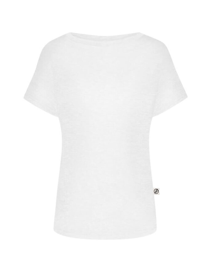 Camiseta de mujer reciclada Bleed 365 Blanco